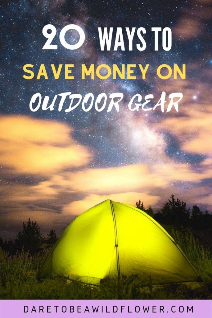 20 ways to save money on camping gear
