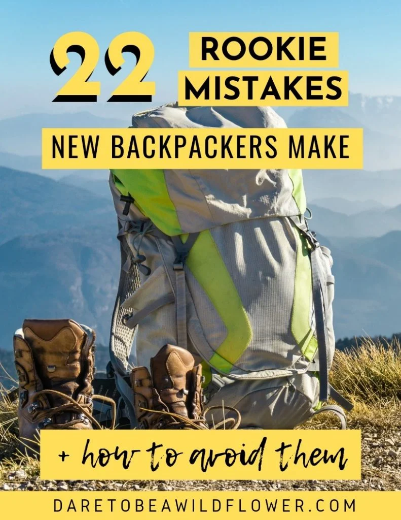 Wilderness backpacking mistakes