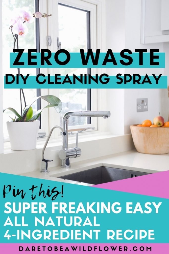 Cleaning spray recipe zero waste diy