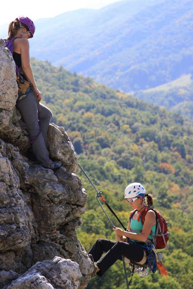 Women's climbing events, classes, and course