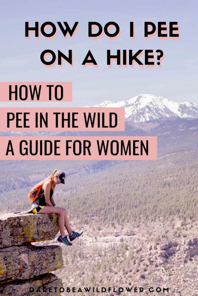 how to pee in the wild for women