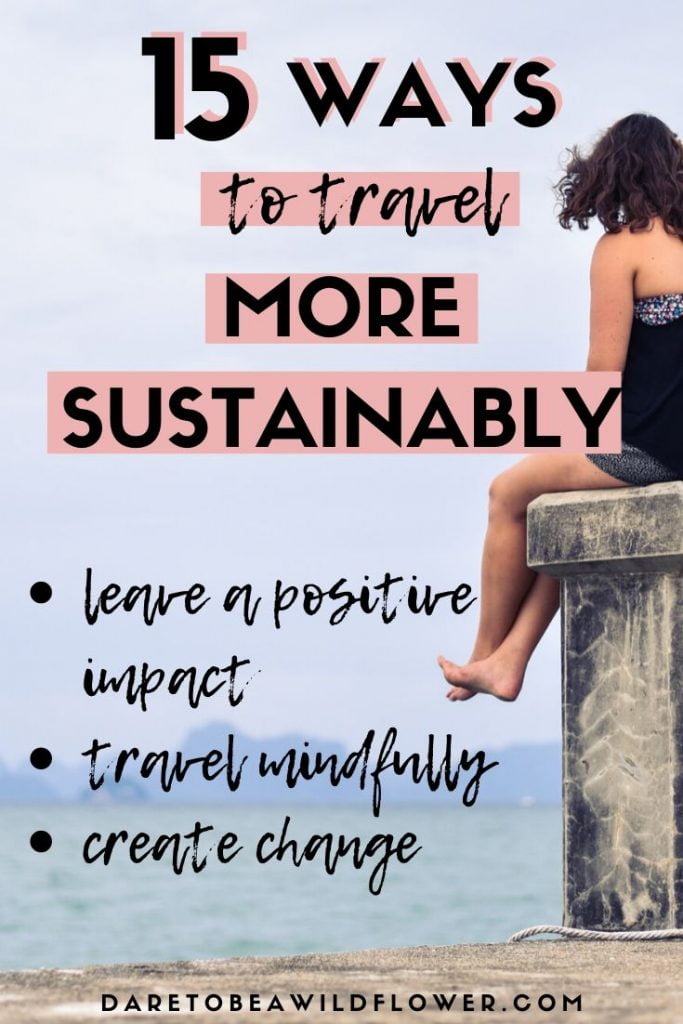 how to travel sustainably