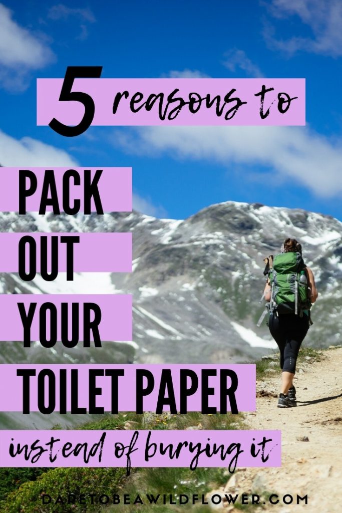 where do I put my toilet paper when I'm backpacking?