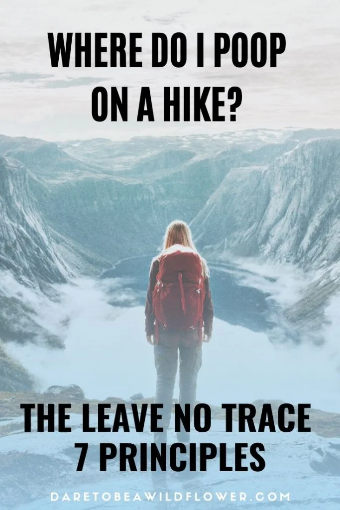 Where do i poop on a hike?