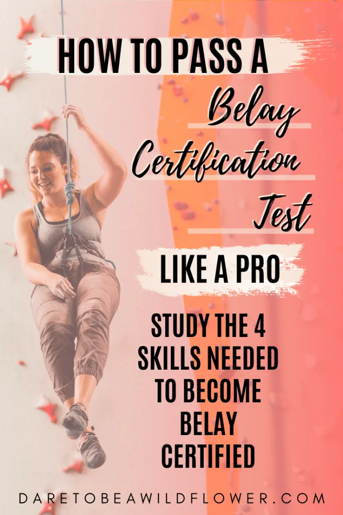 How to pass a belay certification test like a pro