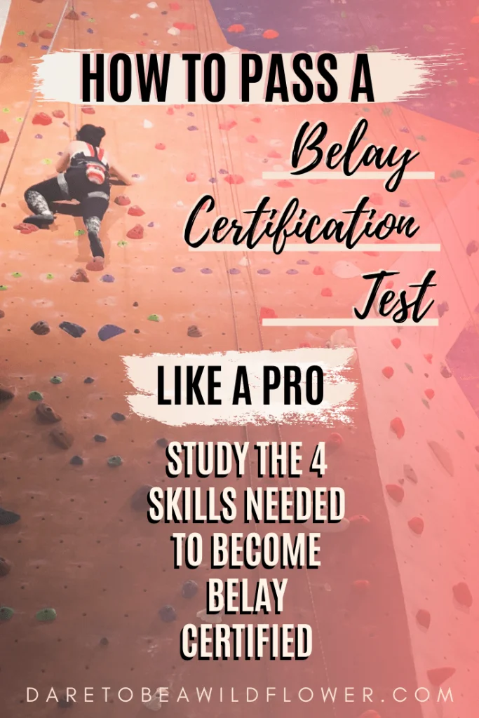 How to pass a belay test on the first try