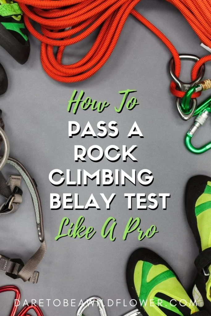 How to pass a climbing belay test like a pro