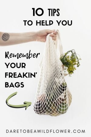 10 Tips To Help You Remember Your Reusable Bags | Dare To Be A Wildflower