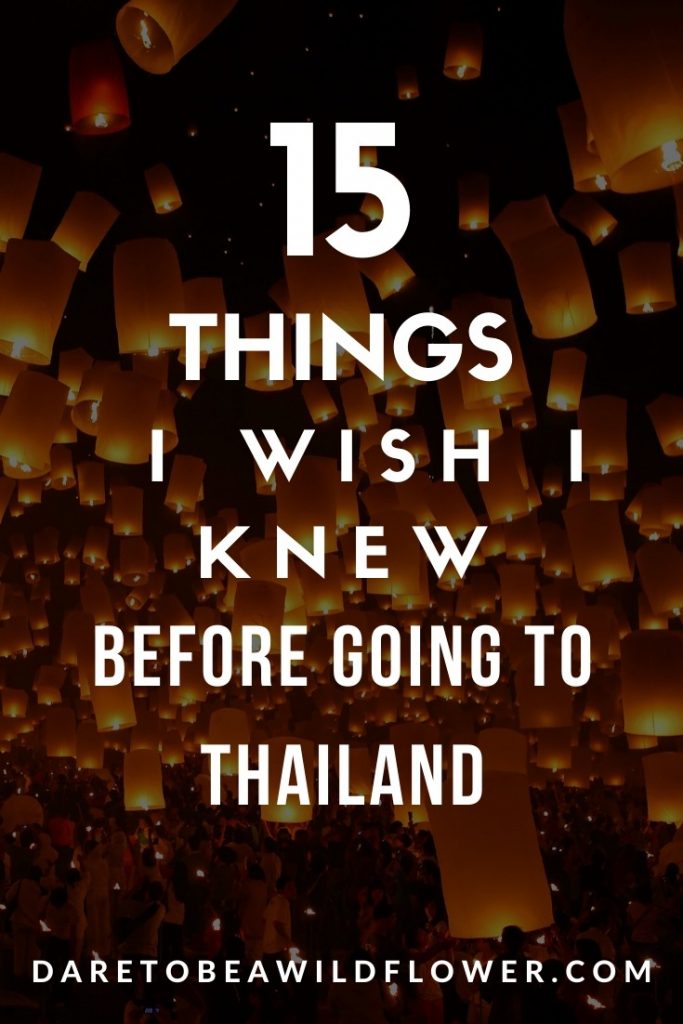 things to know before going to Thailand