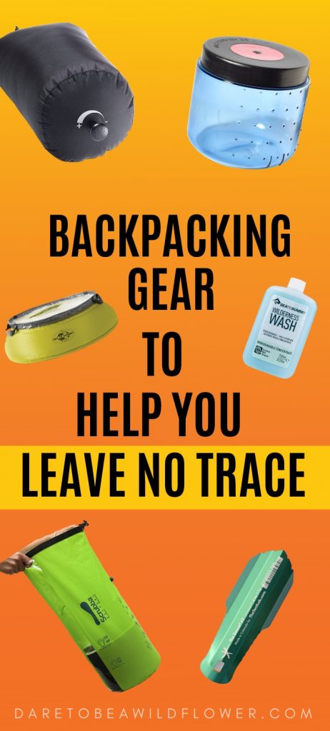 Backpacking gear leave no trace friendly