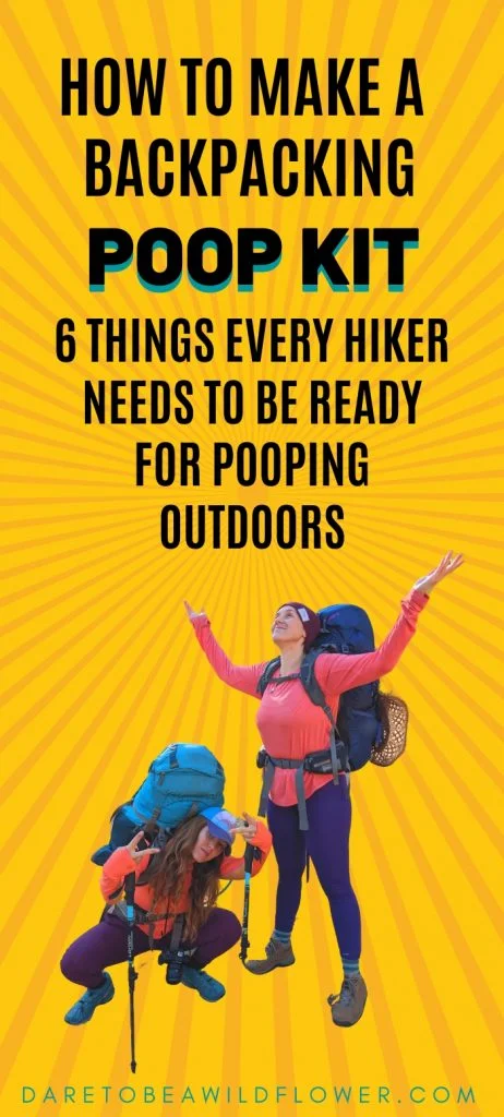 how to make a backpacking poop kit