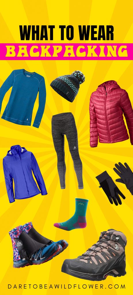Women's backpacking clothing guide