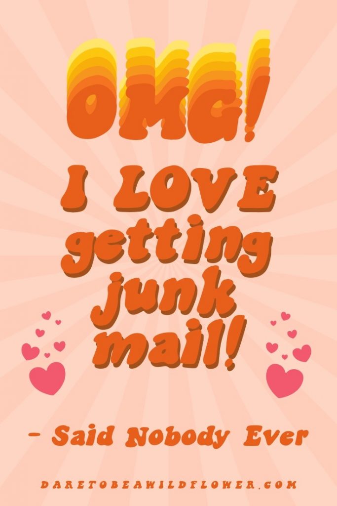 how to STOP junk mail | junk mail sucks 