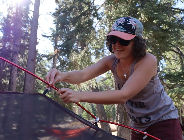 How to put up a backpacking tent by yourself: 8 easy steps