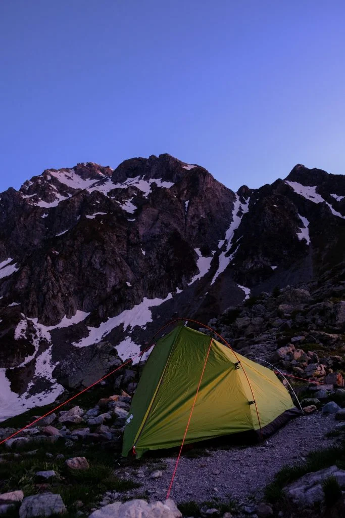 How to set up a backpacking tent in the wilderness